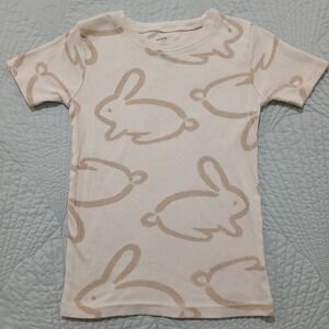 Carters Dinosaur Print Boys Tee Size 8/8A Brown And Beige